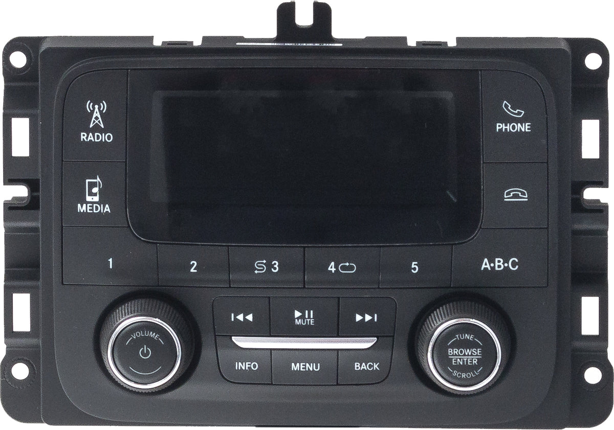 2018-2020 DODGE RAM 1500 RADIO RECEIVER DISPLAY SCREEN UCONNECT OEM