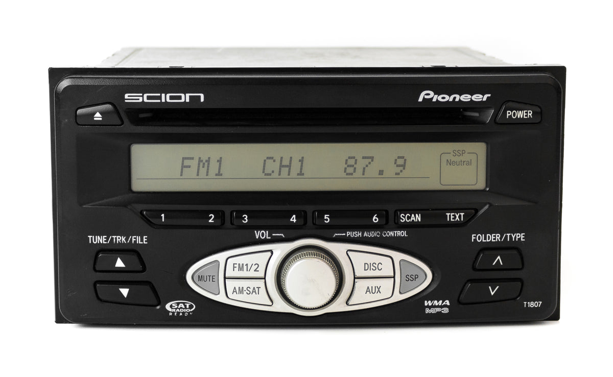 2006 Scion XA XB AM FM XM Radio Mp3 CD 08600-21800 Face Code T1807