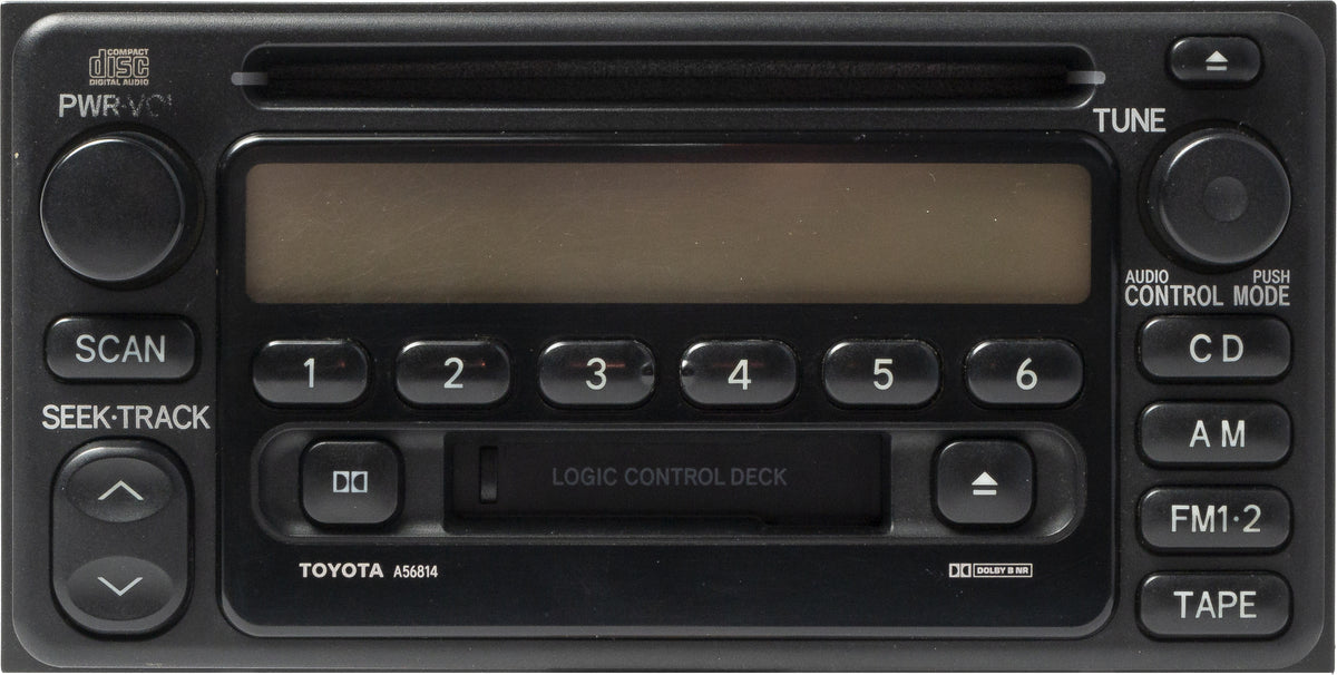 2000-2003 Toyota Highlander AM FM CD Cassette Radio 86120-2B680