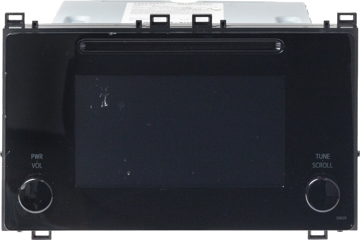 2017-2019 Toyota Corolla AM FM Radio Single Disc CD MP3 Player