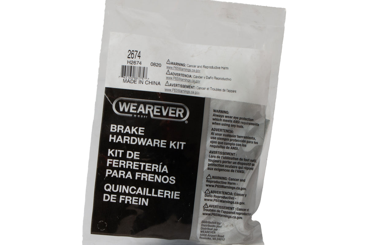 Wearever Brake Hardware Kit Fit 200308 Pontiac Vibe Toyota Matrix Mod