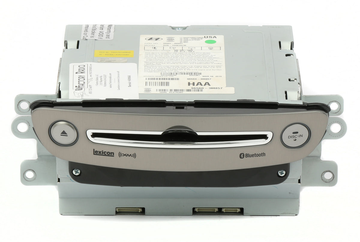 2011-2012 Hyundai Genesis Radio AM FM CD w Bluetooth & Satellite 96560 ...