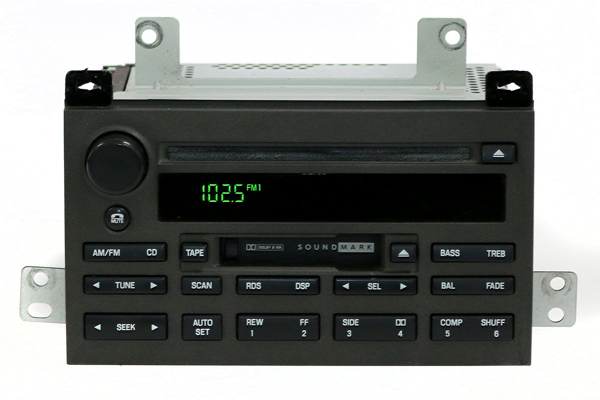 20032005 Lincoln Town Car Factory AM FM CD Cassette Player Radio 4W1T