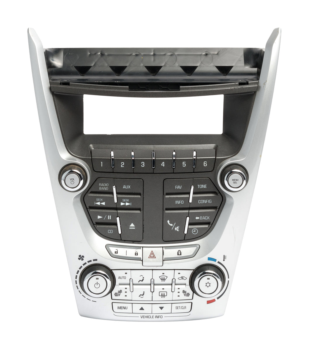 201011 Chevrolet Equinox Control Panel w Radio and Climate Controls 2