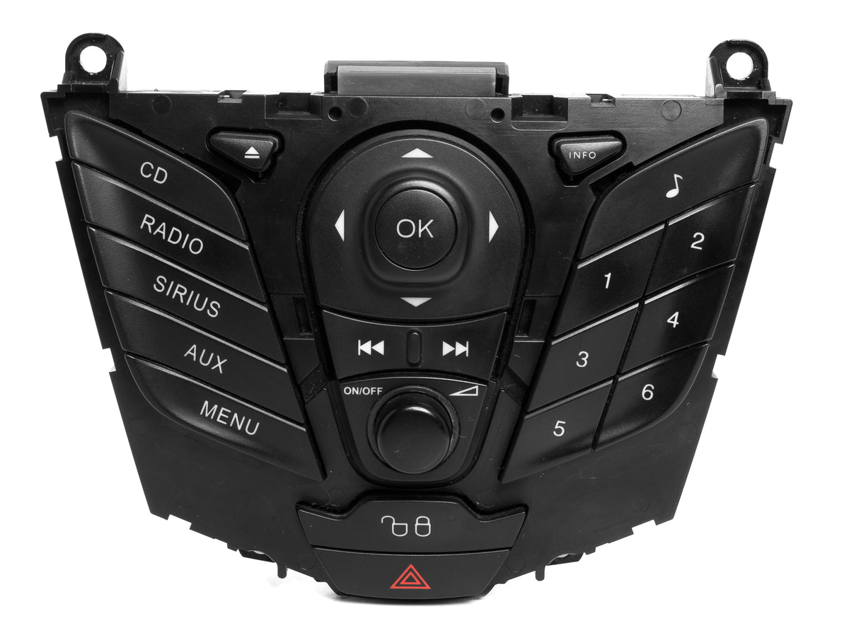 2-DIN Paneel Ford Fiesta (JA8) 2008-2017 - Kleur: Zwart 2-DIN Paneel Ford Fiesta (JA8) 2008-2017 - Kleur: Zwart