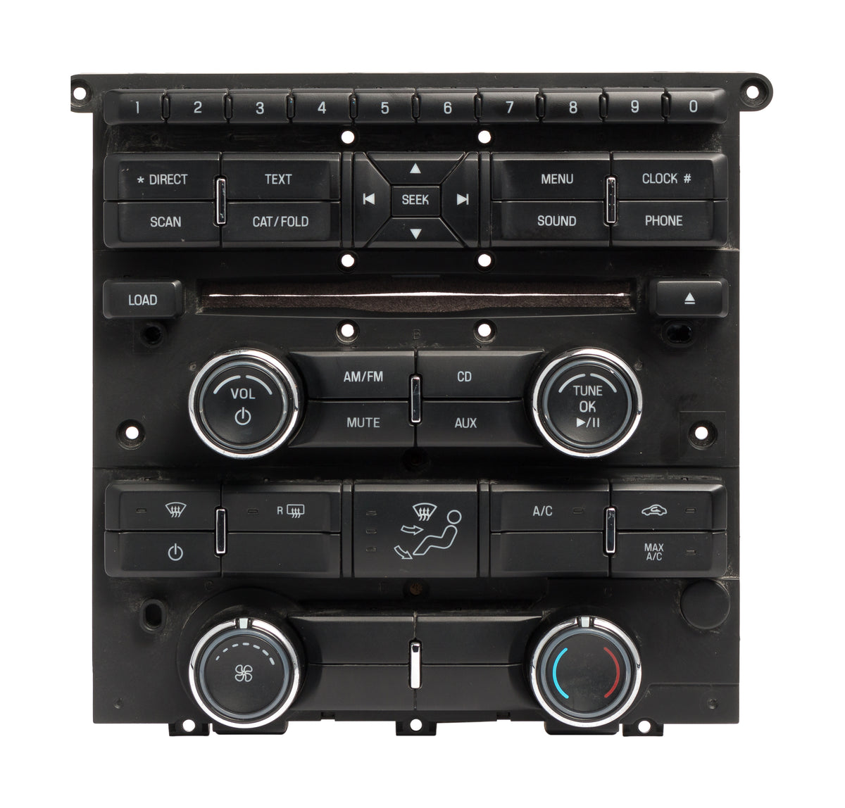 2014 Ford Mustang Audio and Temperature Control Panel Part Number
