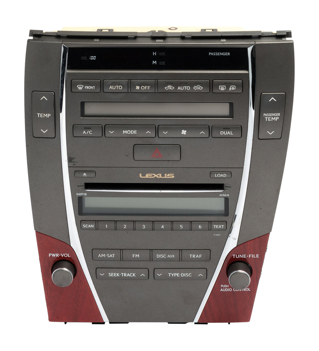 2007-2009 Lexus ES350 AM FM Radio 6 Disc CD MP3 Player 86120-33720
