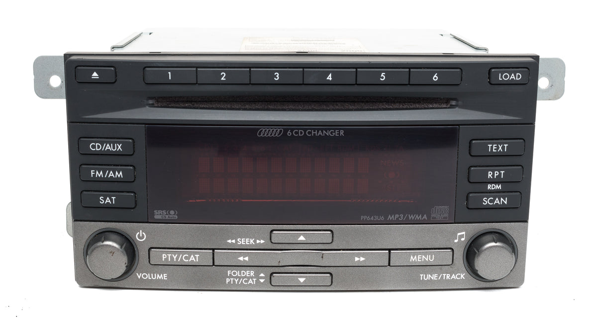 2009-13 Subaru Forester OEM AM FM Radio MP3 6 CD Player 86201SC640 Fac ...