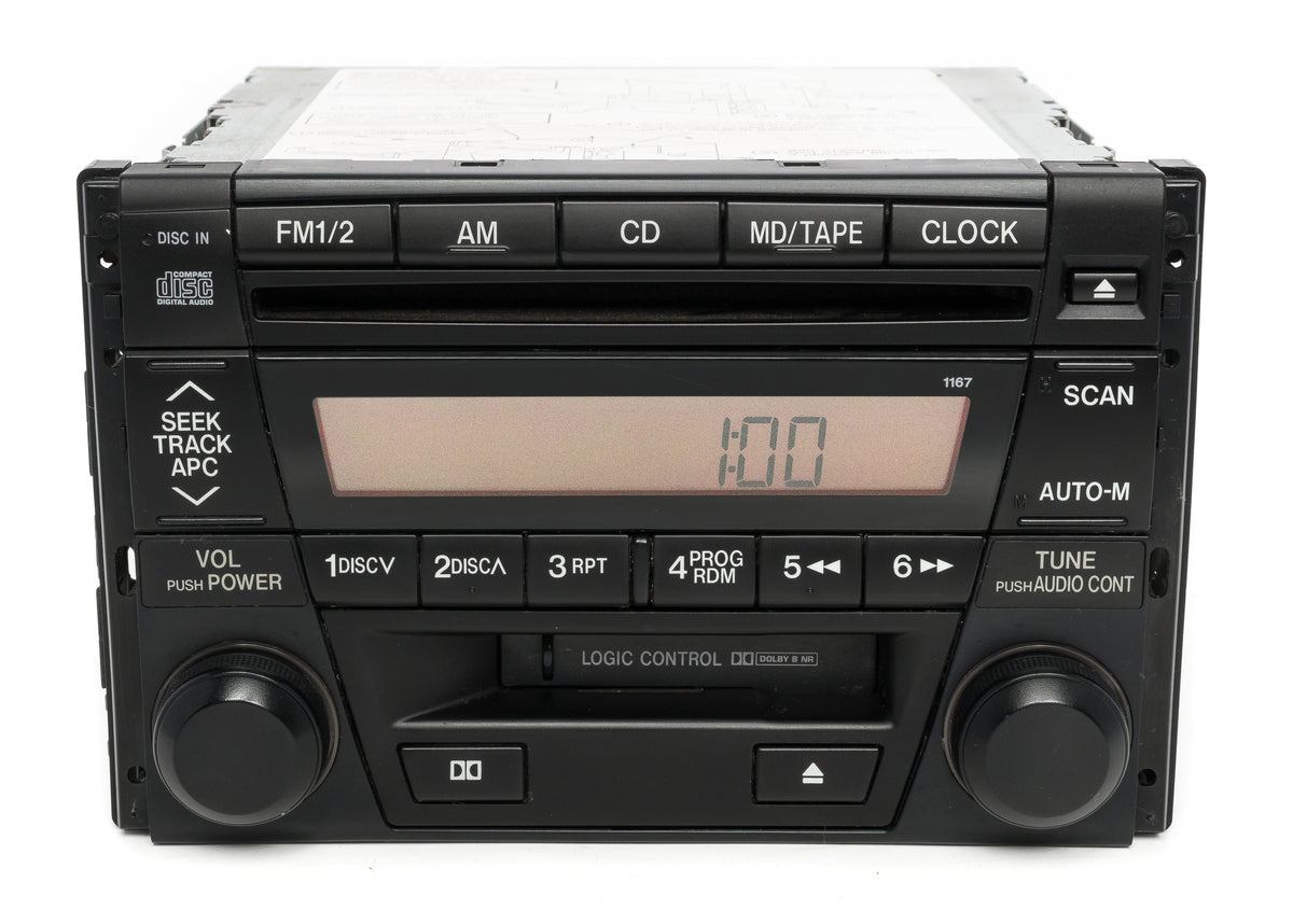 Mazda 2001-03 Miata OEM Original CD with Cassette Radio NC72669R0