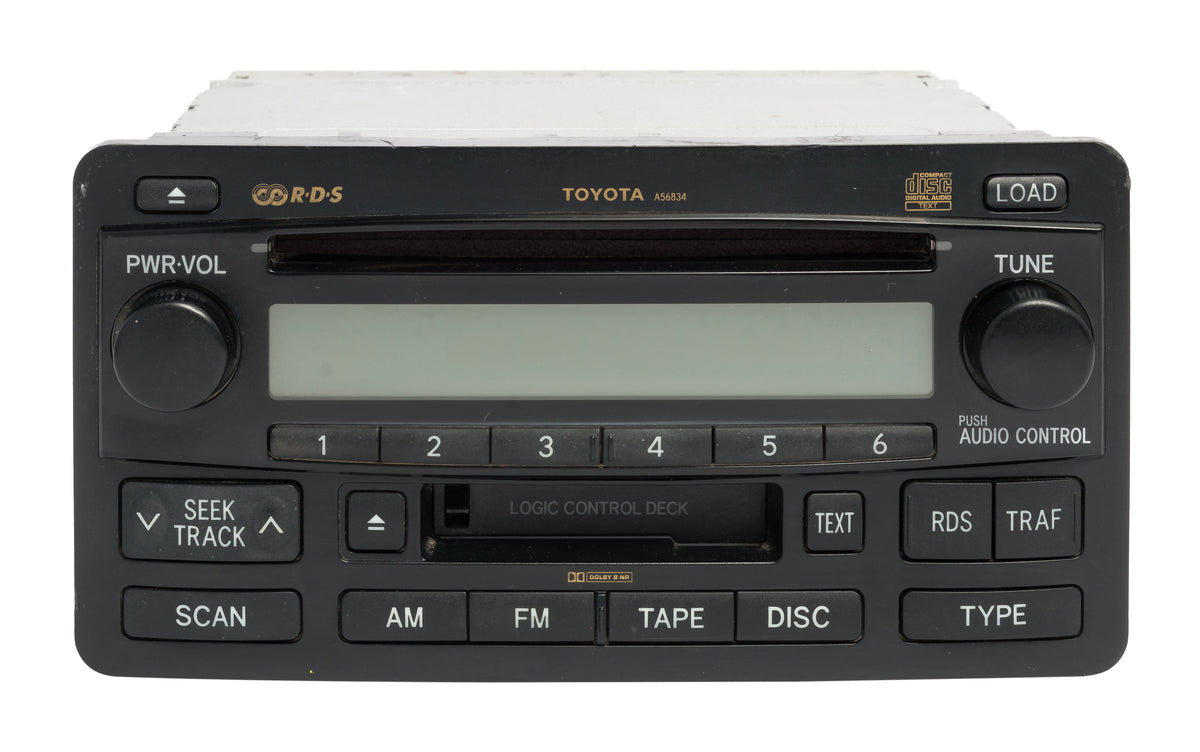 2003-2004 Toyota Tundra Radio AM FM 6 Disc CD Cassette Player