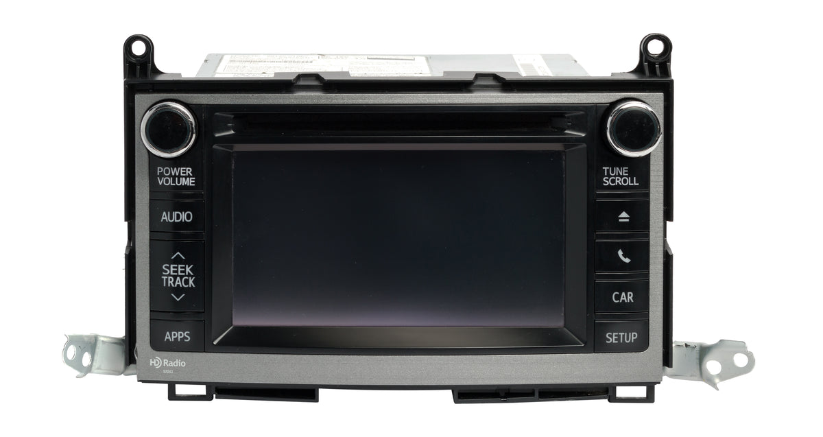 2013-14 Toyota Venza AM FM Radio Single Disc CD Player Display