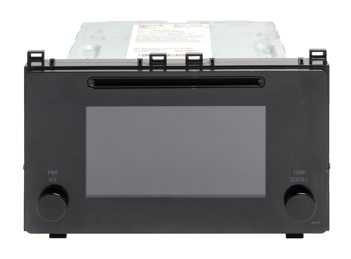 2017-18 Toyota Corolla AM FM Radio Single Disc CD Display 86140