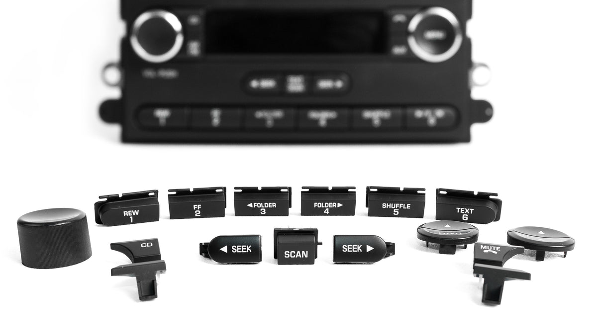 Replacement Radio Knob & Button Kit For 200613 Ford Mercury AM FM 6 D 1factoryradio