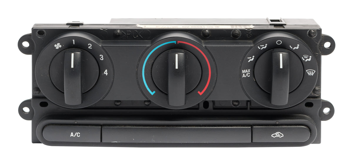 OEM A/C Heater Climate Temperature Control For 2002-2003 Ford F150 – Black Plastic, No Mods Needed