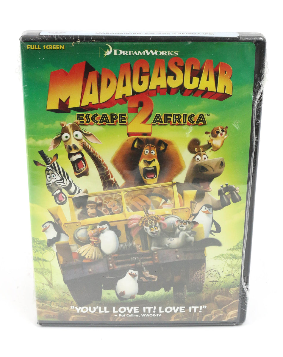Madagascar Escape 2 Africa DVD 2008 Dreamworks Animation