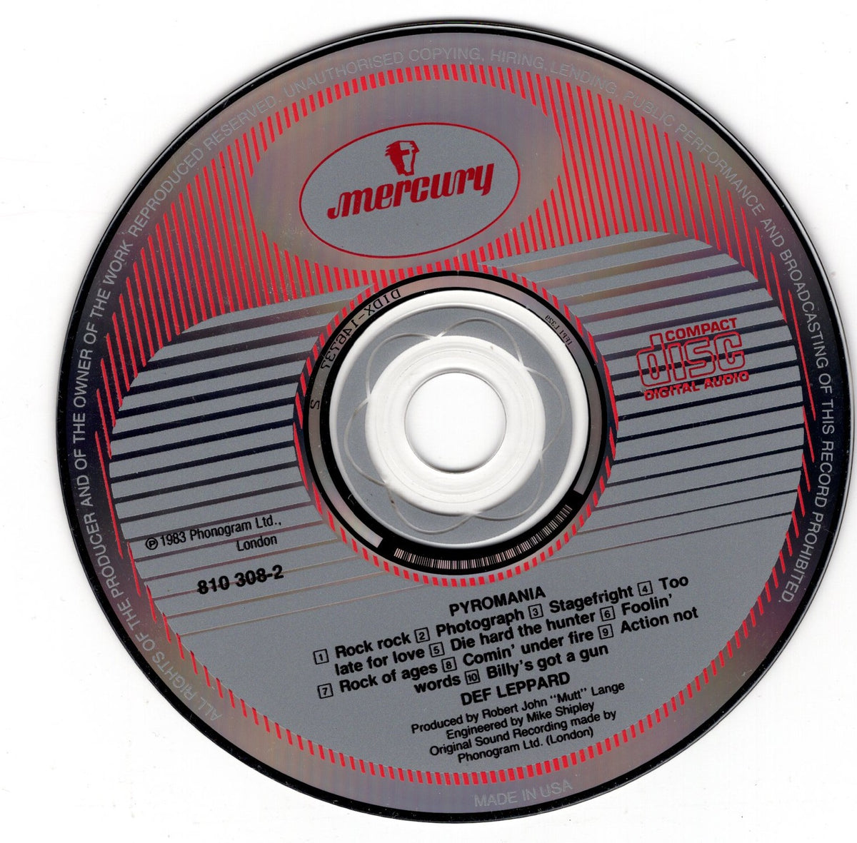 欧2discs LP Def Leppard Yeah! 0818009 Mercury, UMC, Bludgeon