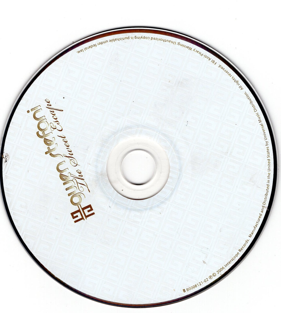 Gwen Stefani The Sweet Escape 2006 CD Professionally Cleaned