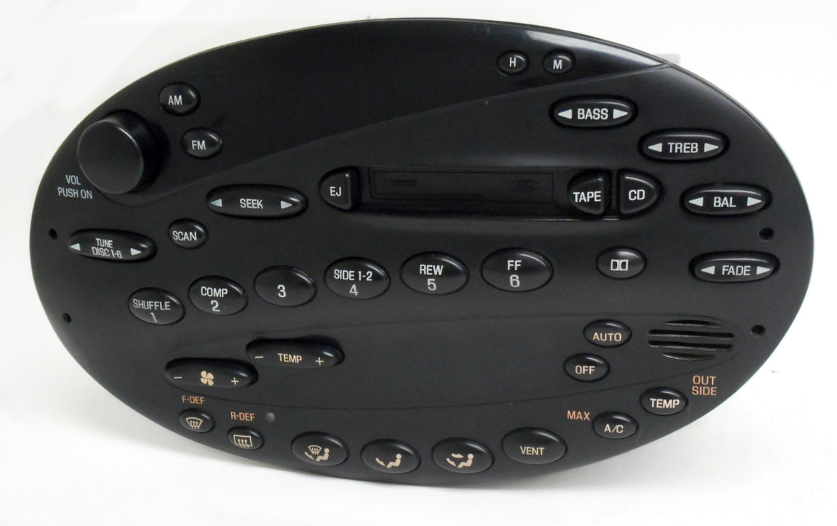 98-99 Ford Taurus Mercury Sable AMFM & CS Radio Auto Temp Control F8DF