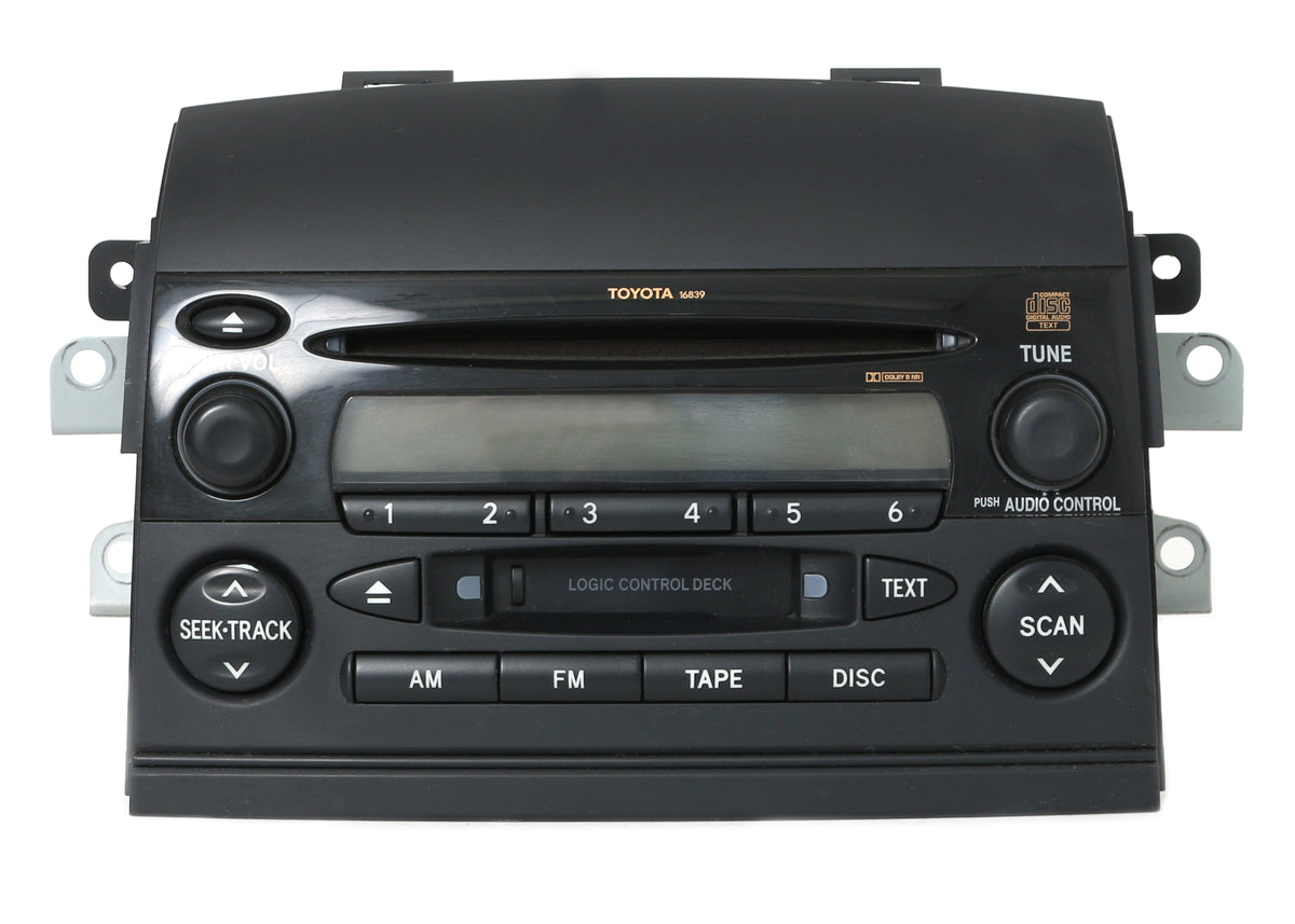 2004-2005 Toyota Sienna AM FM Radio Cassette CD Player 86120-AE010