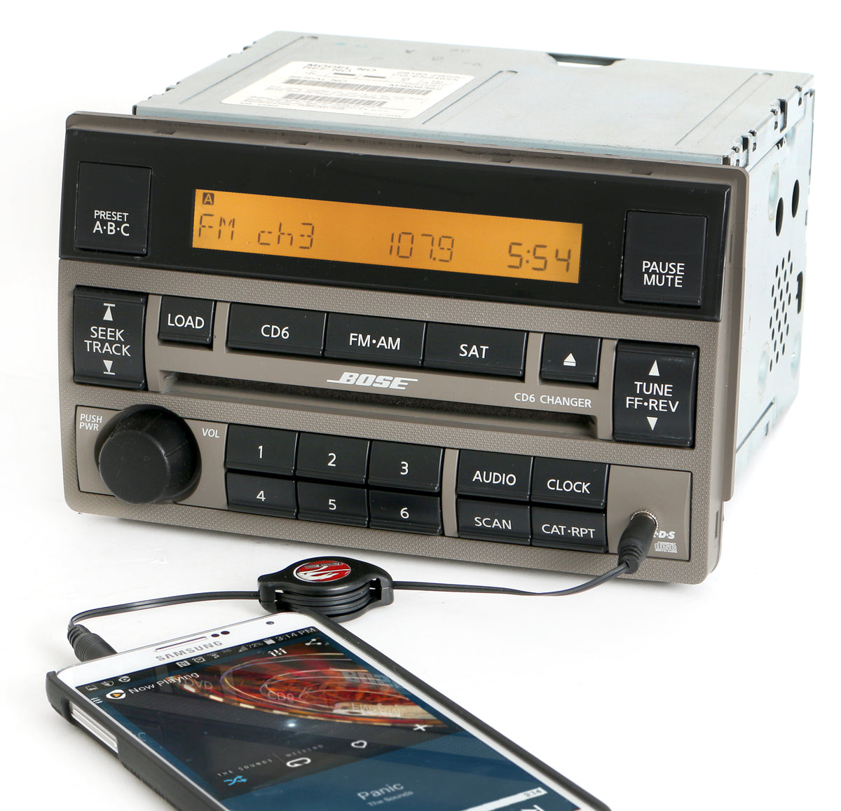 Nissan 2005-2006 Altima AM FM 6 Disc CD Tan Bose Radio w Aux