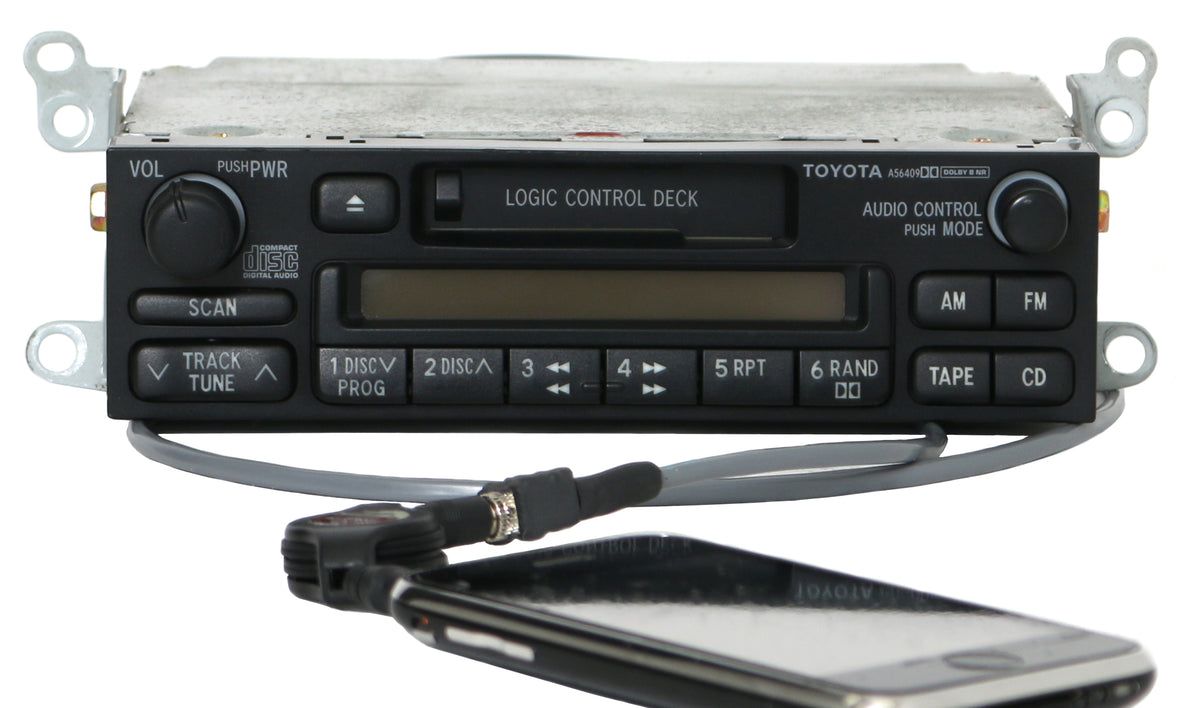 1997-02 Toyota Corolla Tacoma Radio AMFM Cassette w Aux