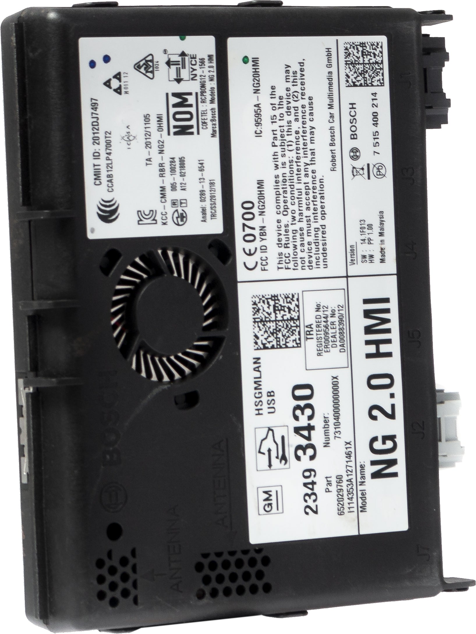 Ngs Vehicle Interface Module 2015-2017 Cadillac Escalade Driver Vehicle Interface Module Part Numbe ...