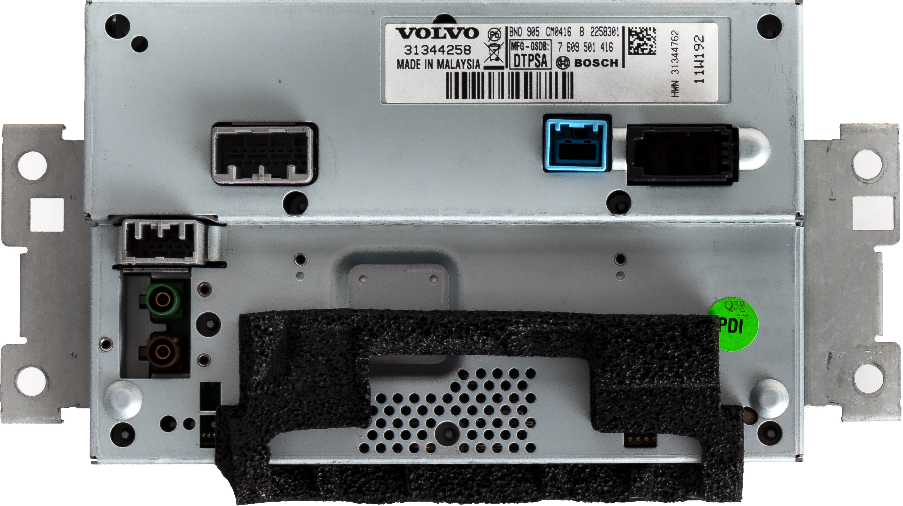 36050651 2011-2015 Volvo XC60 S60 Radio Equipment 7 inch Display Info Screen 31 ...