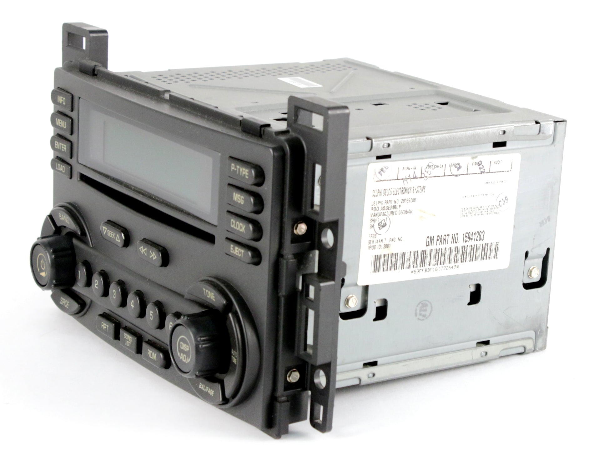 2007 Pontiac G6 AM FM Radio 6 Disc CD MP3 Player Part Number 15941283 ...