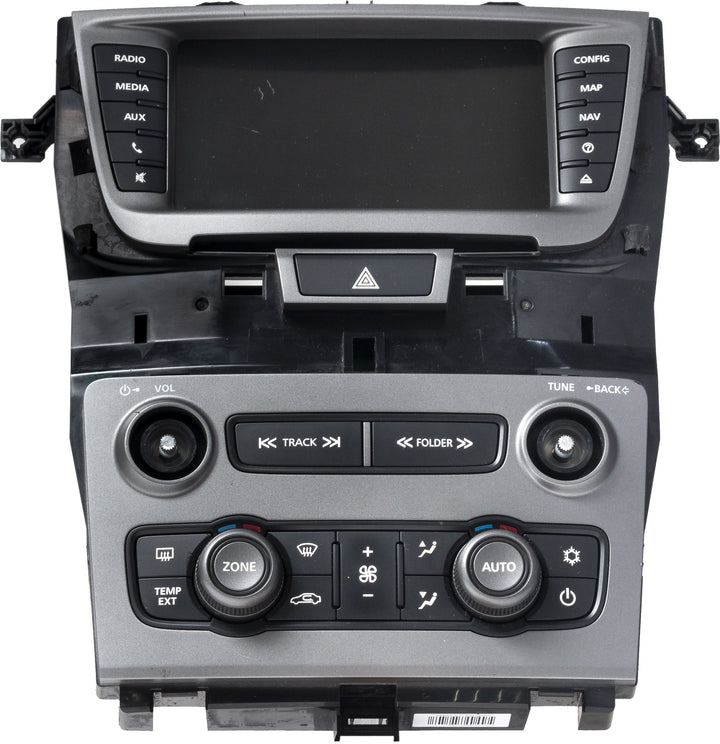 2012-13 Chevrolet Caprice Multimedia Climate Control Panel Model