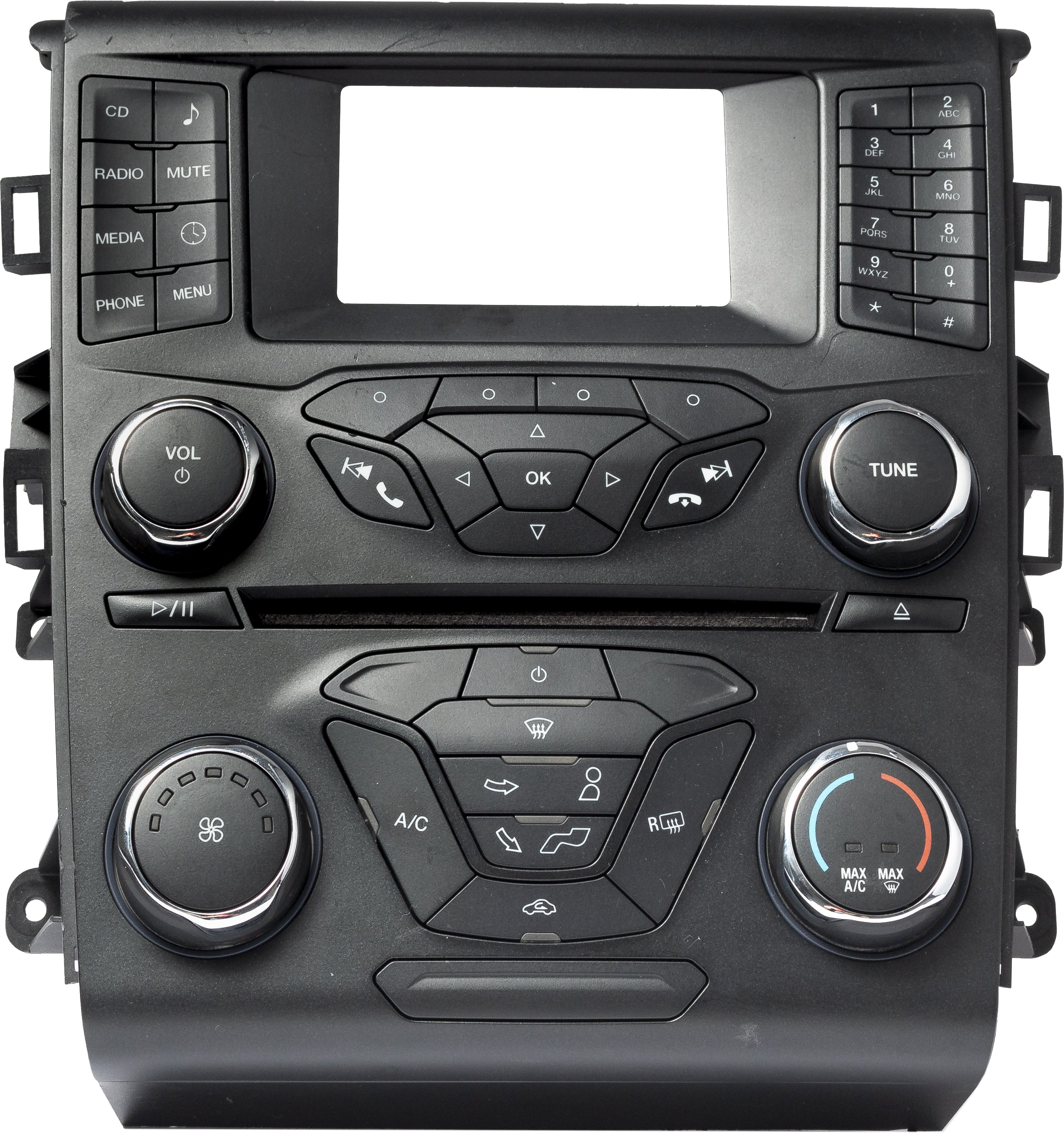 2014 Ford Fusion Dash-Mounted Multimedia Climate Controls Part ID DS7T ...