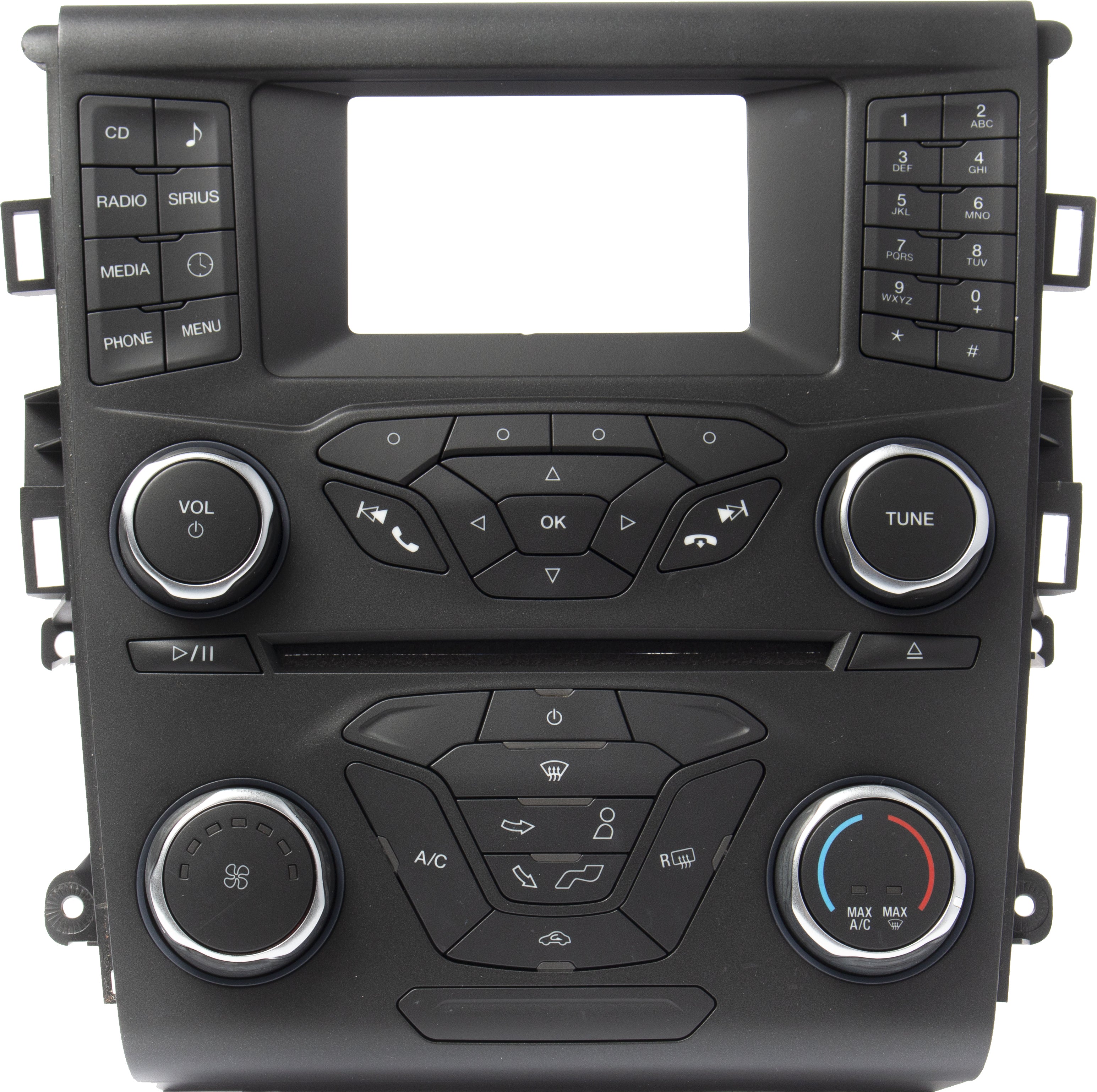 2017-2018 Ford Fusion Multimedia Navigation Climate Control Panel HS7T ...