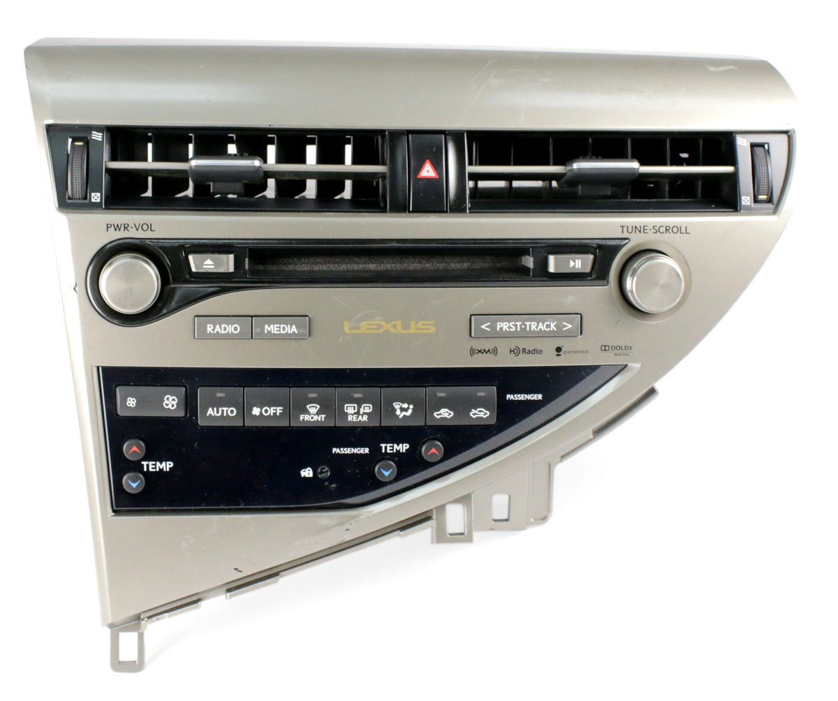 Radio Control Lexus 2013 Lexus RX350 AM FM SAT Radio CD MP3 Player Climate Control Model 8 ...