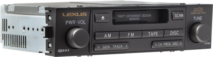 2005-2006 Lexus GX470 AM FM Radio Cassette Player Part ID 86120