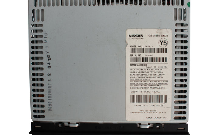 07-09 Nissan Versa Radio AM FM mp3 6 Disc CD w Aux Input