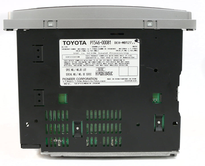 2004-2008 Scion TC XB XD Radio AMFM CD w Satellite Capability