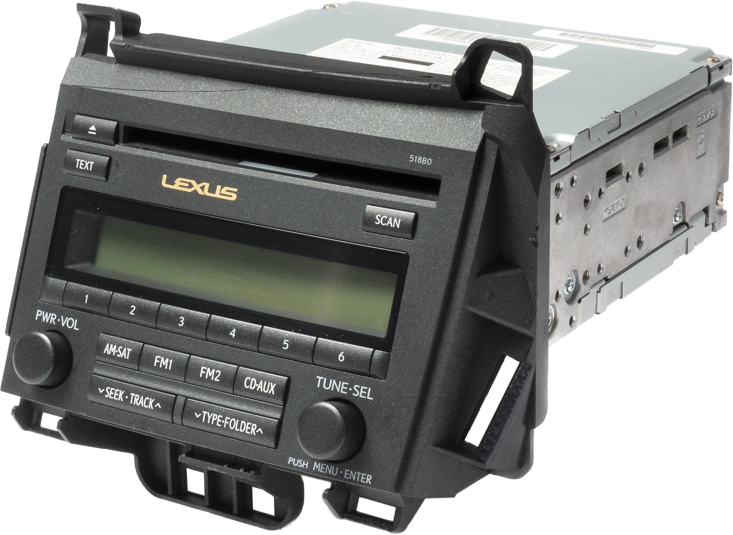 Radio Control Lexus 2011-13 Lexus CT200H AM FM SAT Radio CD MP3 Player Model ID 8612076050 ...