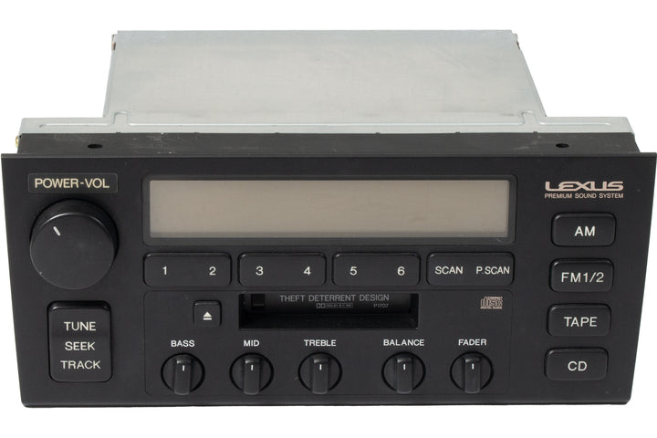 1995-97 Lexus LS400 AM FM Radio CD Changer Cassette Player Part