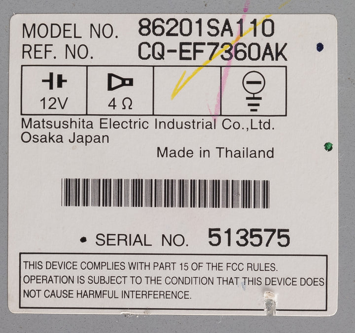 user_64ef40bページ 2004 Subaru Forester 2005-2006 Forester XT AMFM Radio 6-Disc CD