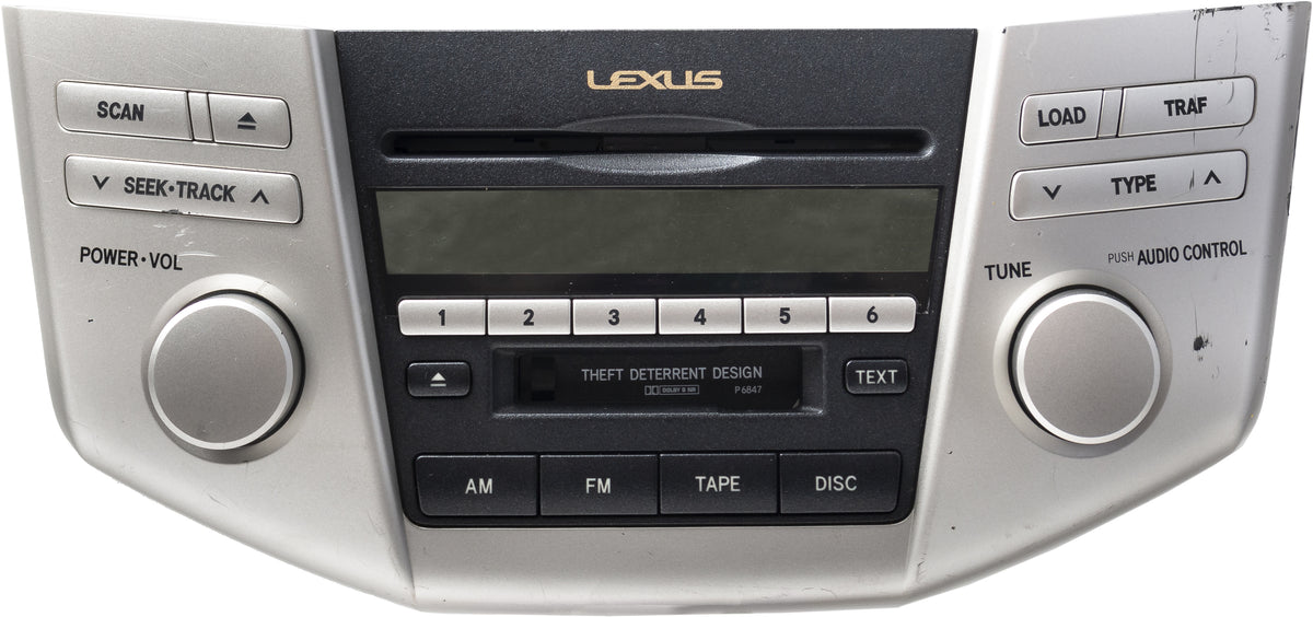 Lexus Cd Player 2006 Lexus RX400H Radio Single-Disc CD Cassette Player Part 8612048510 ...