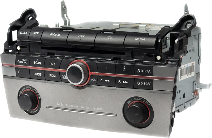 2006-2007 Mazda 3 AM FM Satellite-Capable Radio CD Player Model