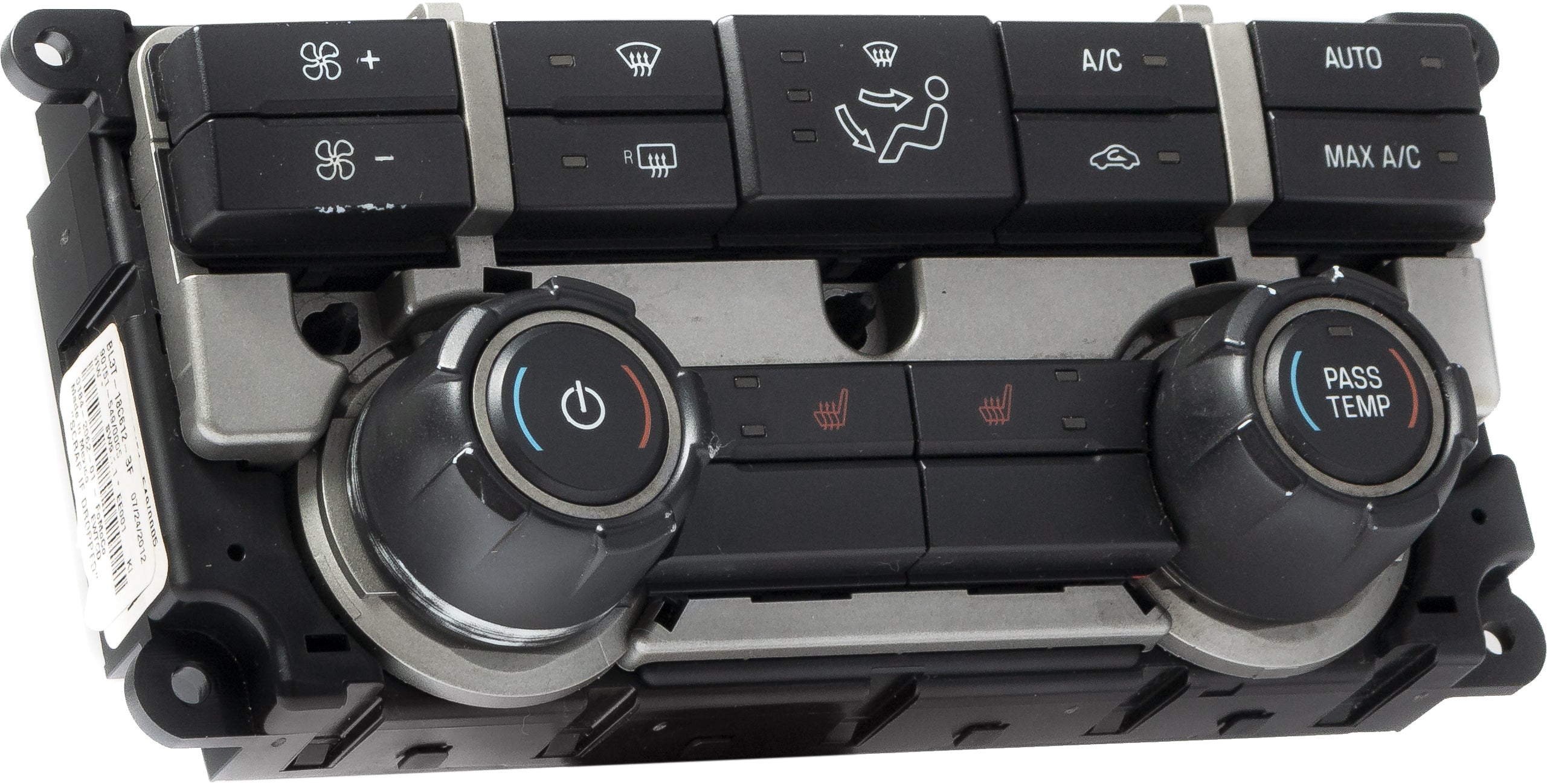 2011-2012 Ford F-150 Dual Zone Climate Control Panel Heated Seats BL3T ...