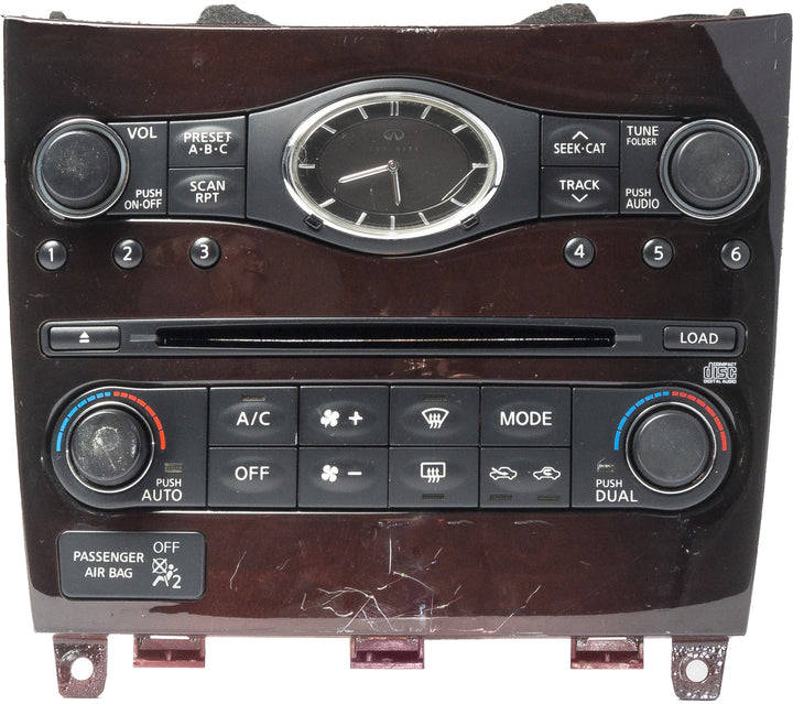 インフィニティ G37 エアコンパネル オーディオパネル V36