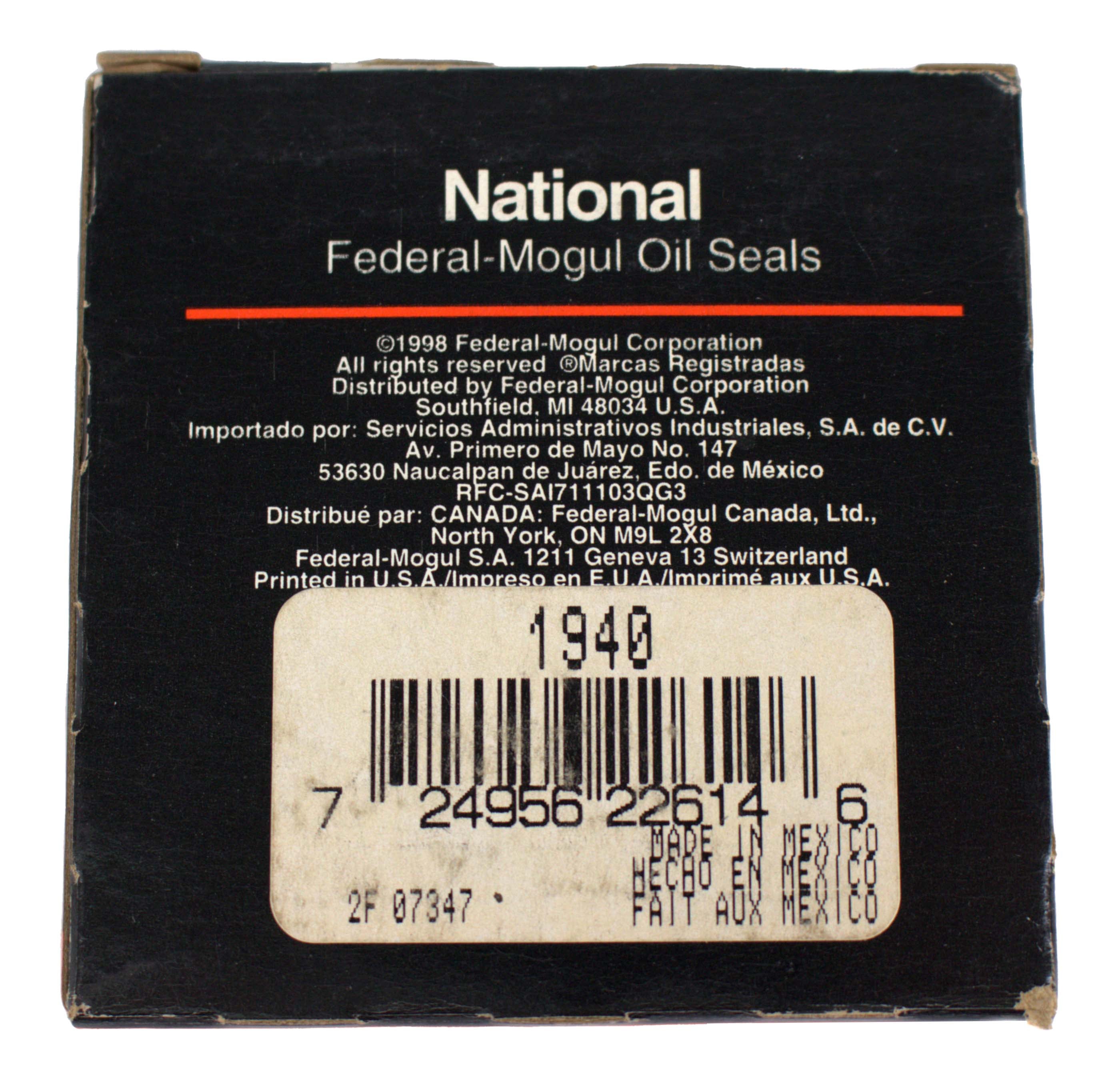 National Camshaft Oil Seal Fits 1994-98 Mazda MPV 1988-89