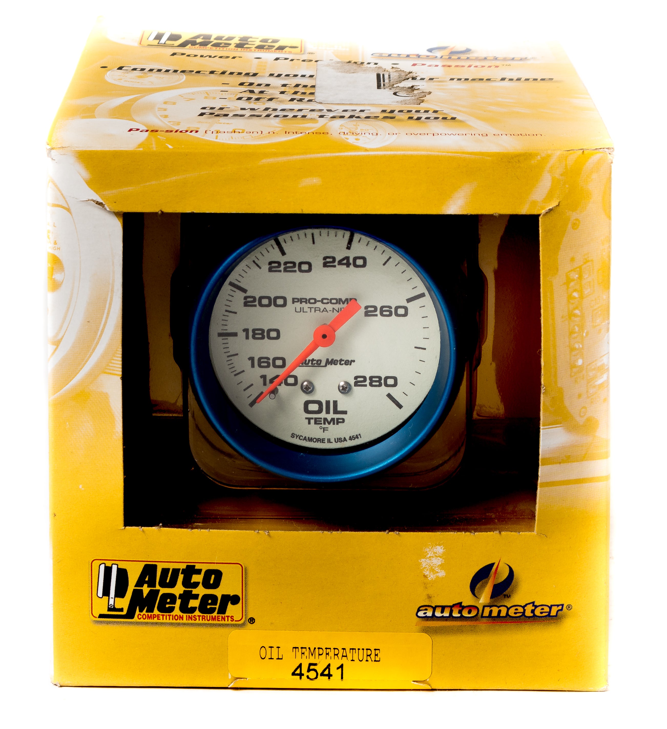 Auto Meter Competition Instruments Auto Meter Competition Instruments Ultra-Nite Oil Temperature Gauge Pa ...