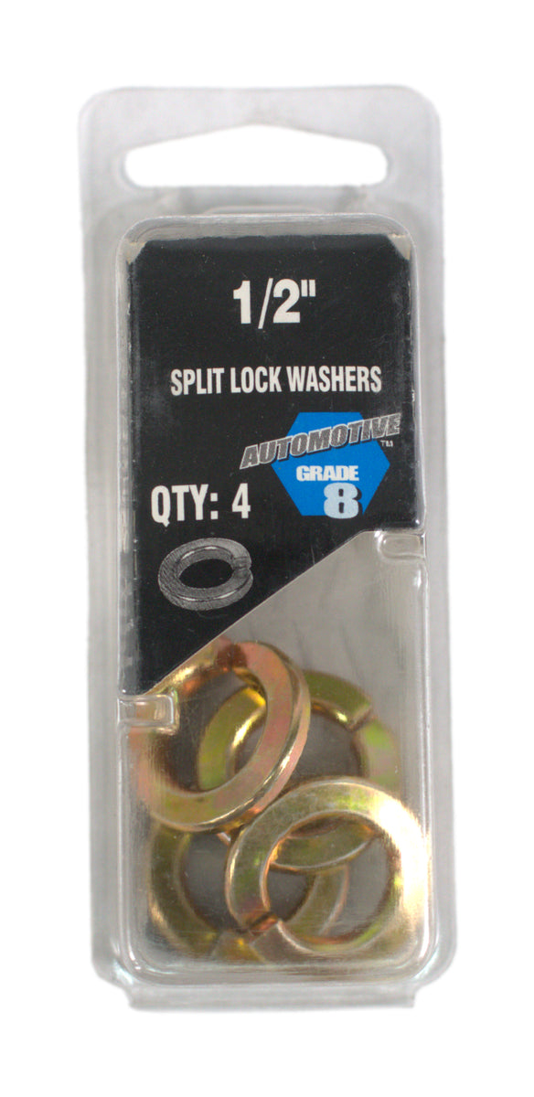 Dorman Autograde 1/2-Inch Split Lock Washers Grade 8 Yellow Zinc Part ...