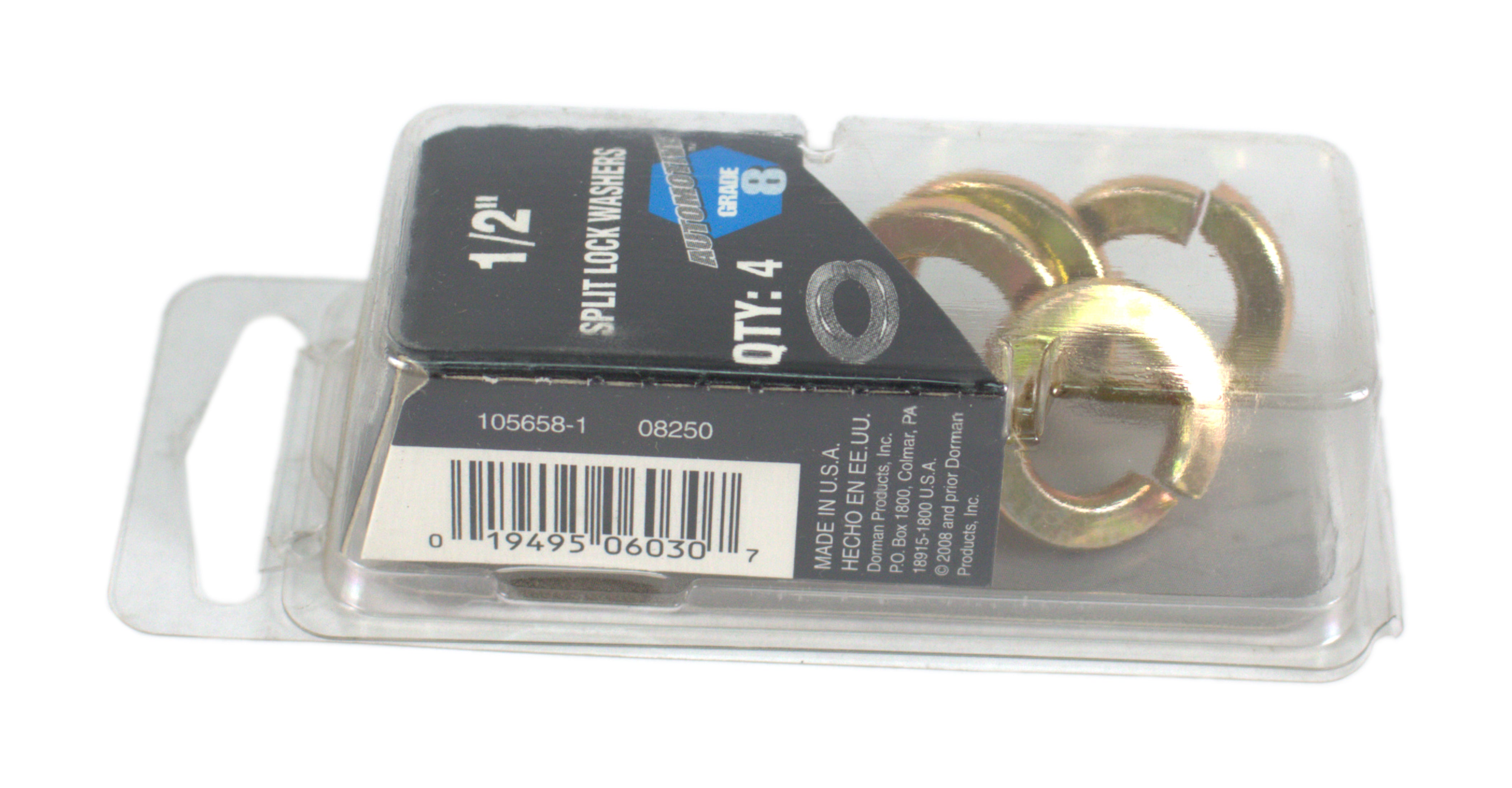 Yellow Lock Washers Dorman Autograde 1/2-Inch Split Lock Washers Grade 8 Yellow Zinc Part ...