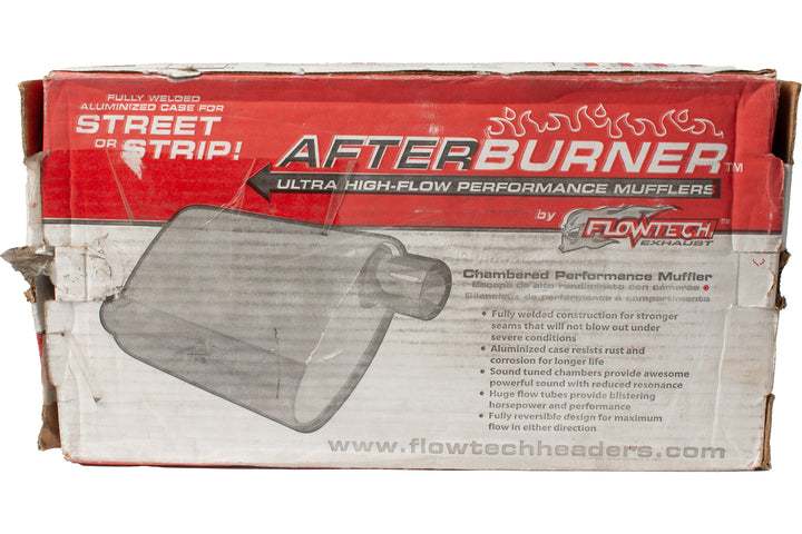 Flowtech Exhaust Afterburner Chambered Performance Muffler Model