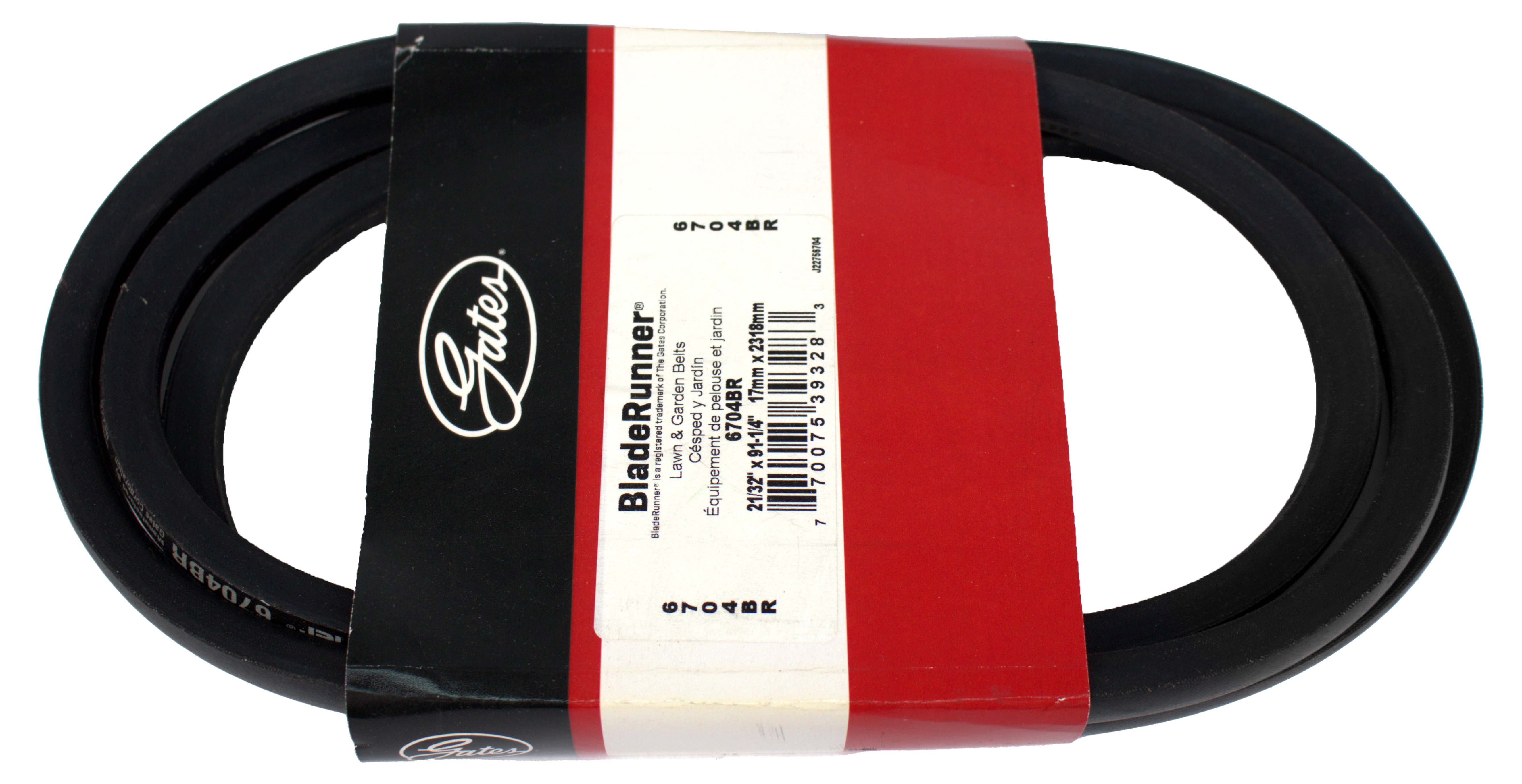 Gates BladeRunner Lawn Garden Belt 21/32" x 911/4" 39 Degree Pulley P