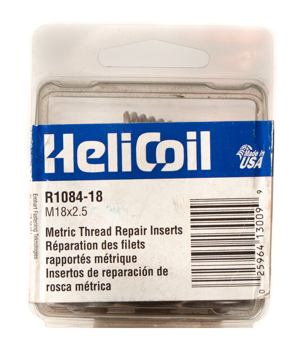 Helicoil Rework Heli Coil 6 Count Metric Thread Repair Inserts M18 x 2.5 Model Number ...