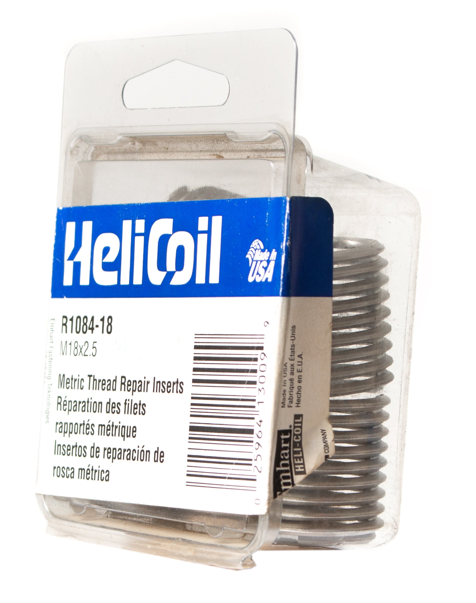 Helicoil Rework Heli Coil 6 Count Metric Thread Repair Inserts M18 x 2.5 Model Number ...